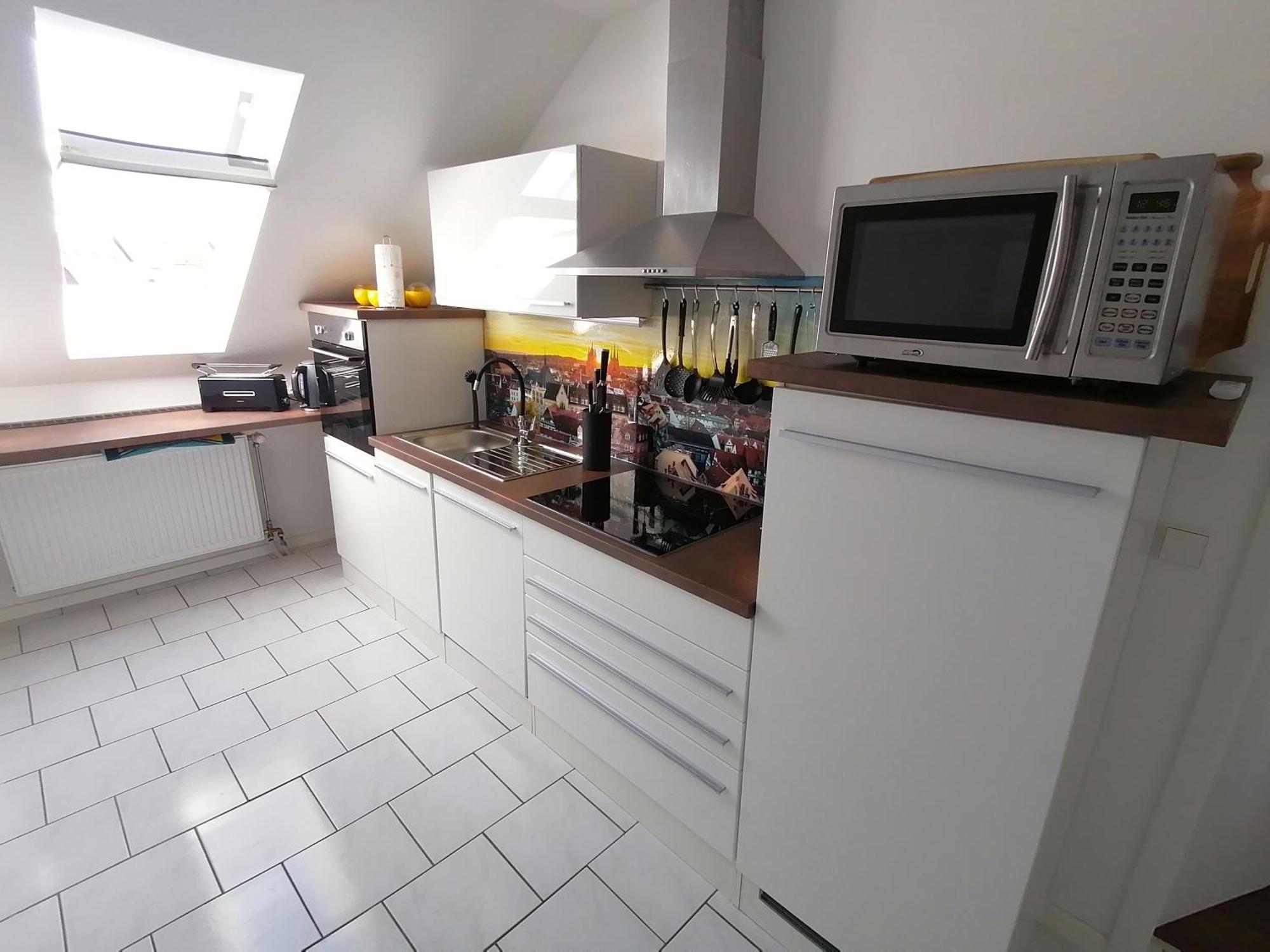 Auszeit2 - Stilvolle Dachwohnung Mit Parkplatz - Zentrumsnah Apartment Erfurt